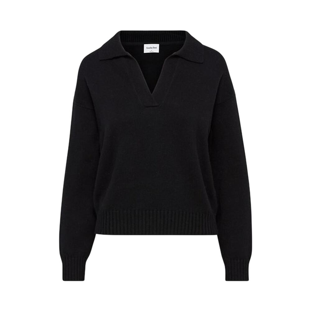Sunday Best Cozy Black Lottie Sweater Size S